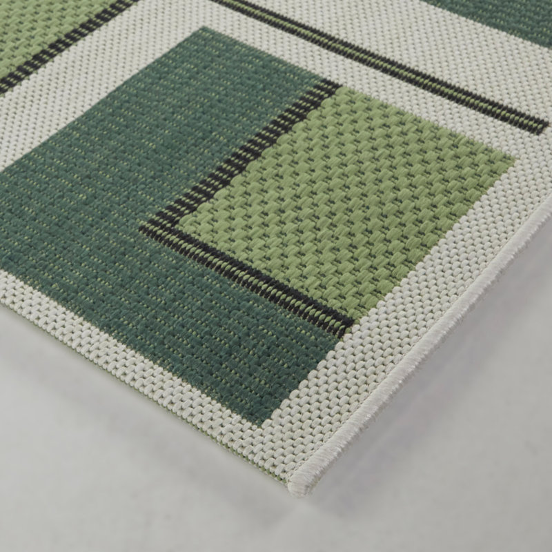 Tapis tissé à la machine Kamran , Rectangle 5 pi 3 po x 7 pi