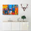 Abstract Art Painting Vol.67 - Wrapped Canvas Painting-55368860