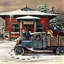 Rural Post Office At Christmas by Stevan Dohanos - Wrapped Canvas Painting-1896825821