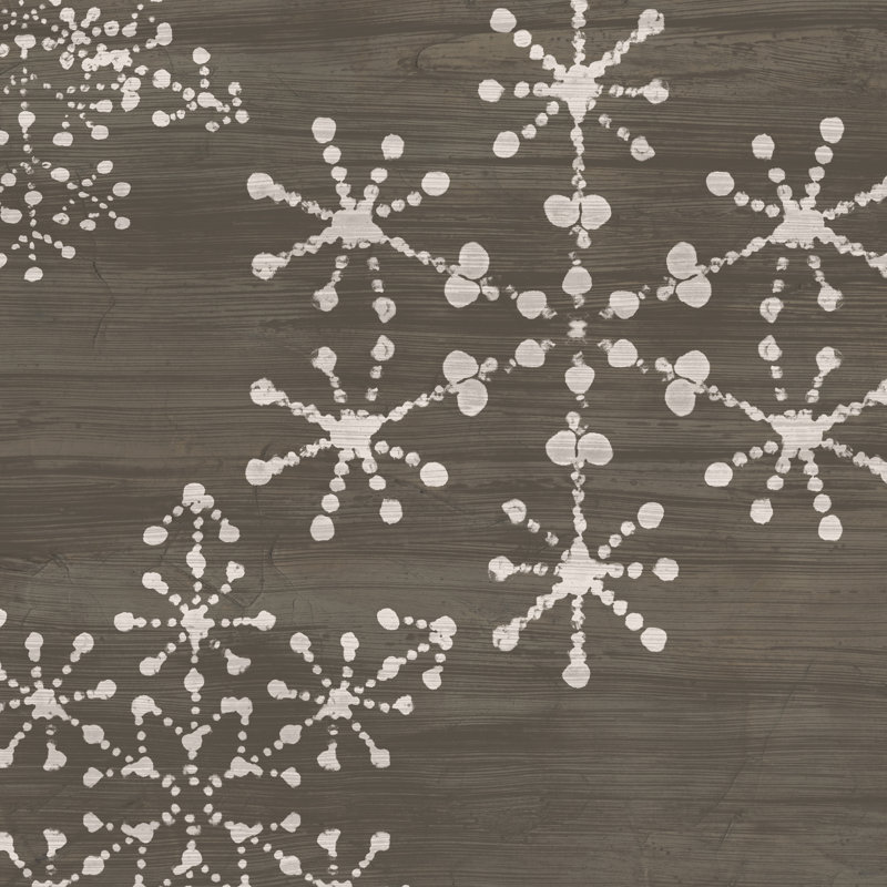 Aspen Snowflake I by June Erica Vess - Wrapped Canvas Print, 30cm H x 30cm W x 3.8cm D