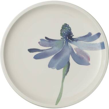 Portmeirion Sophie Conran Lavandula 11-inch Porcelain Dinner Plates, Set Of  4, Lavender Sprig Border Design, Microwave And Dishwasher Safe : Target