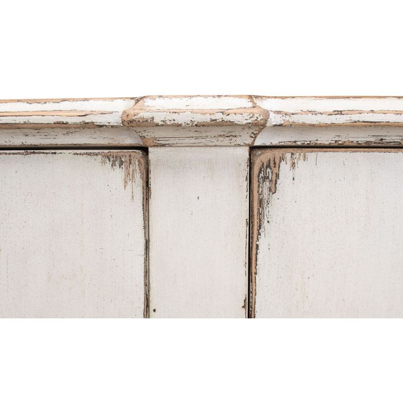Villefranche Solid Wood Sideboard, Antique White