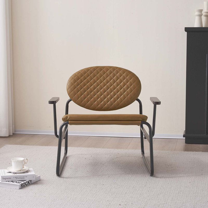 Fauteuil de 30,91 po de largeur Terence, Brun