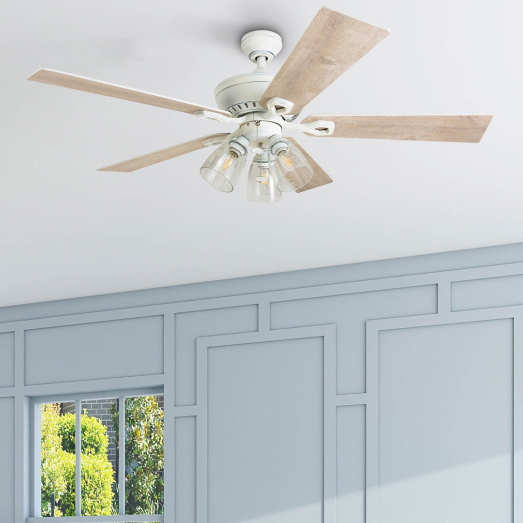 Glenmont 52" Farmhouse Ceiling Fan with LED Light Prominence Home 