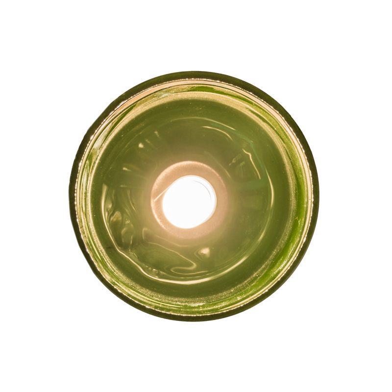 Greenbriar Oak 1 - Light Pendant, Frosted Green, 84" H x 4" W x 4" D