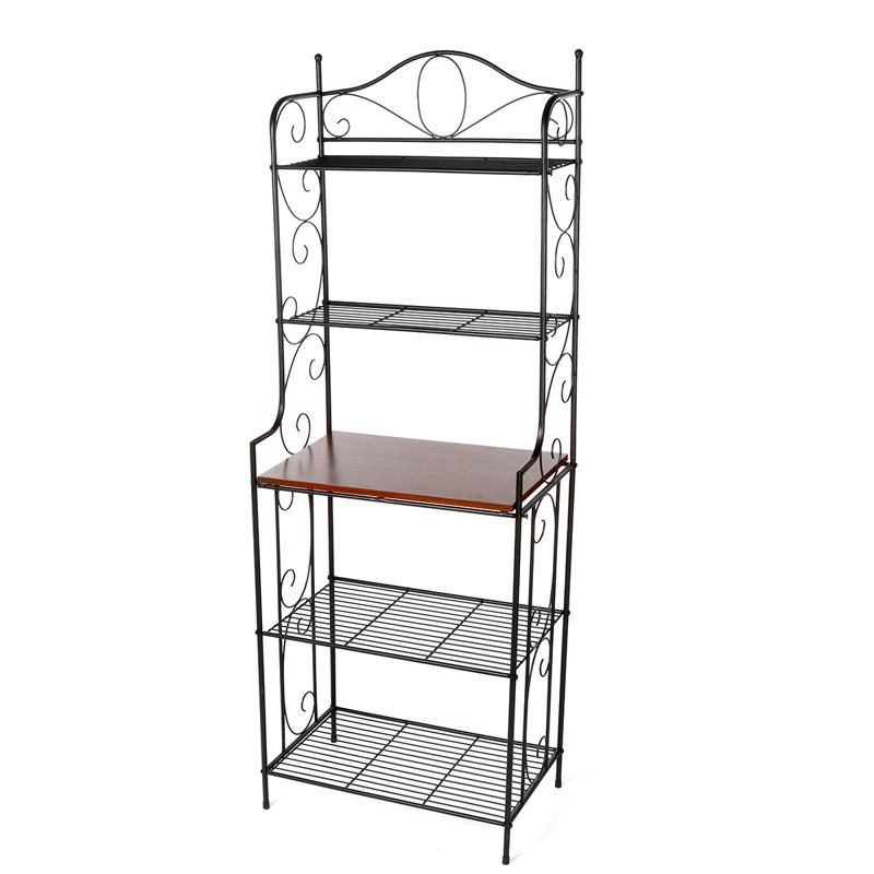 Étagère de boulanger standard en fer de 24 po compatible avec les micro-ondes