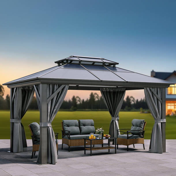 Balconera Aluminum Patio Gazebo | Wayfair