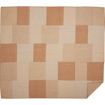 Farmhouse / Country Twill Patchwork Quilt
