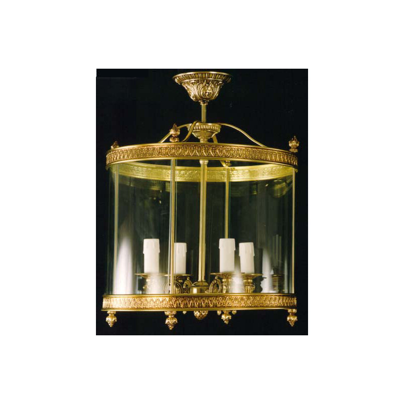 Deluca Semi Flush Mount, Dark Flemish