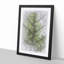 Leaf Lines in Abstract - Picture Frame Graphic Art Print-55777954-55777955
