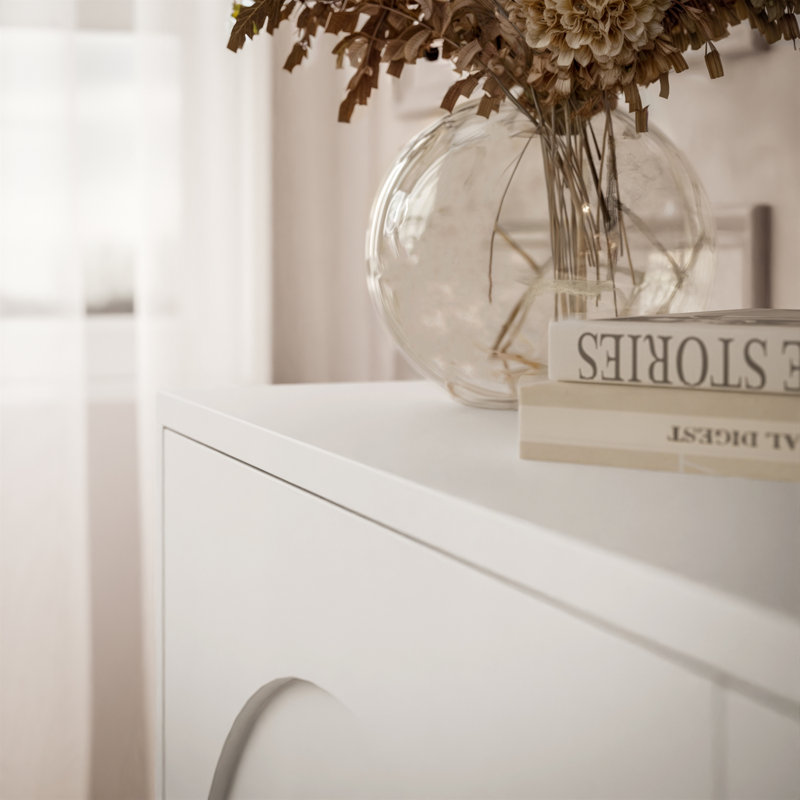 TV Stand ARIADNA 3D, White