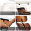 Méridienne moderne avec repose-pieds, fauteuil d'appoint en cuir véritable, fauteuil inclinable ergonomique pour la chambre à coucher du salon-133329644-133329646