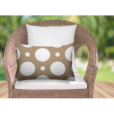 Housse et insert de coussin rectangulaire d'extérieur Fisk