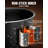 WantJoin Boba Cooker Machine with Non Stick Pot and Temperature Control 5.3Qt Capacity Stainless Steel Black 110V