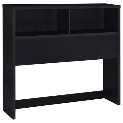 Geary Black 49-Inch Full Bookcase Headboard