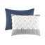Ensemble d'édredon en coton 3 pièces avec capitonnage en chenille Mila-441131998-468221333