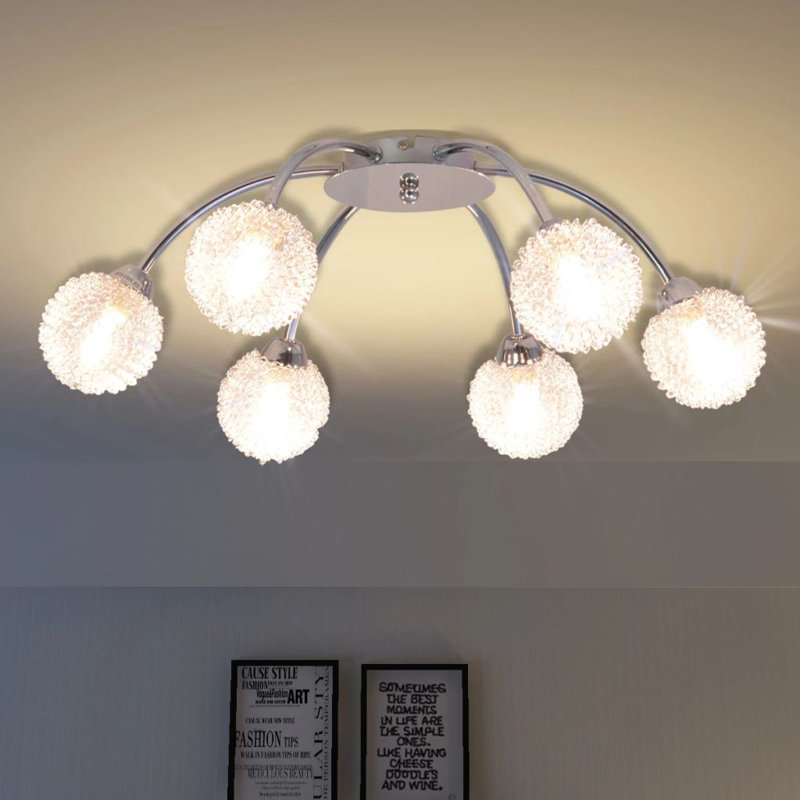 Banneker Glass Semi Flush Mount