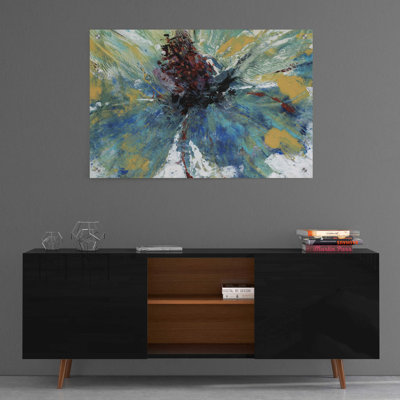 " Epic Art 'Blue Splash I' By Tim O'Toole, Acrylic Glass Wall Art " by Tim O'Toole