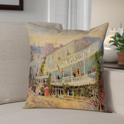 Vincent Van Gogh Leather/Suede Pillow Cover