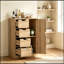 Aadi avec 1 porte en bois et 4 tiroirs