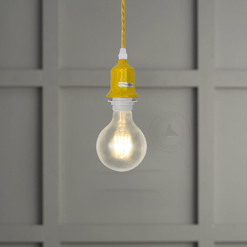 Ahamadou 1 - Light Single Pendant, Yellow