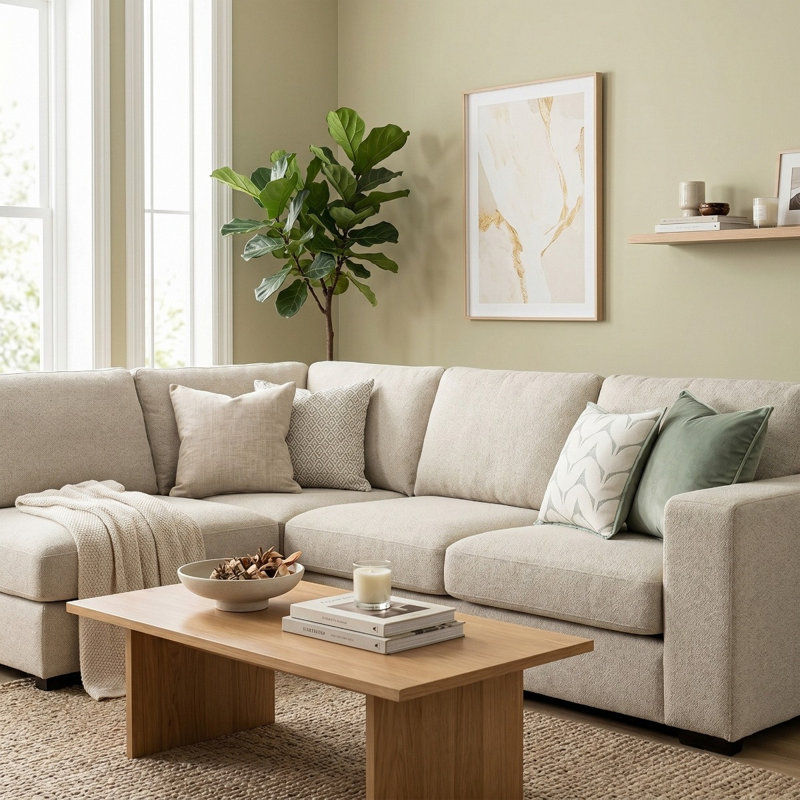 2 taies d'oreiller en chenille sans noyau, Green
