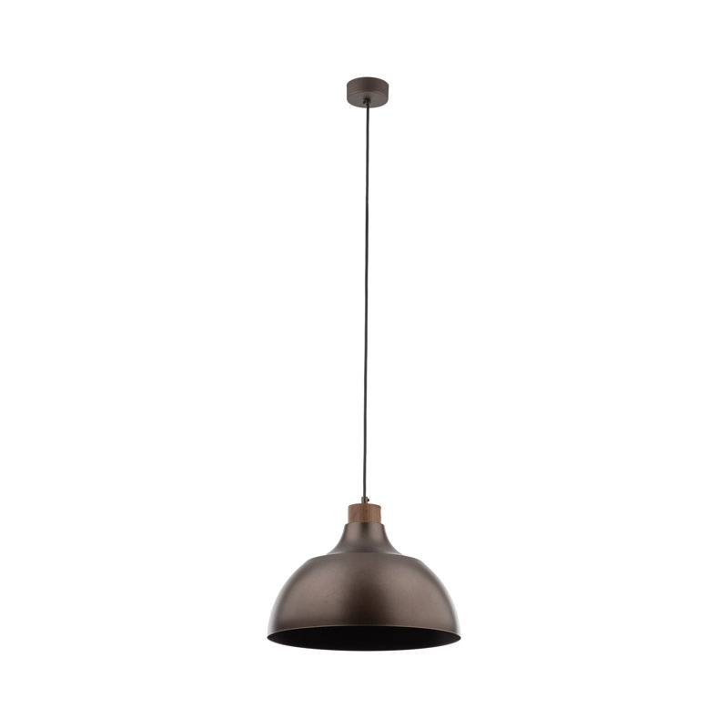Luminaire suspendu CAP rouge brique, Brun