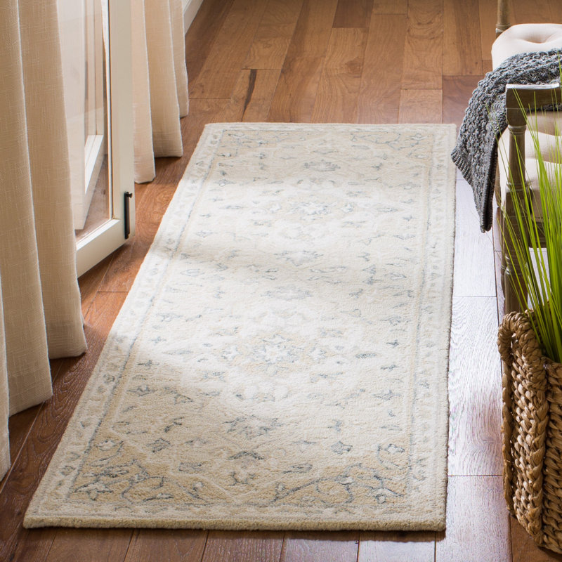 Dalewood Hand-Tufted Wool and Cotton Rug, Runner 2'3" x 15'