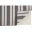 Tapis noir à motif abstrait tissé à plat à la main Perci-26601839