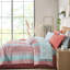 Édredon décoratif Coral Medallion - Bordure pleine grandeur avec draps