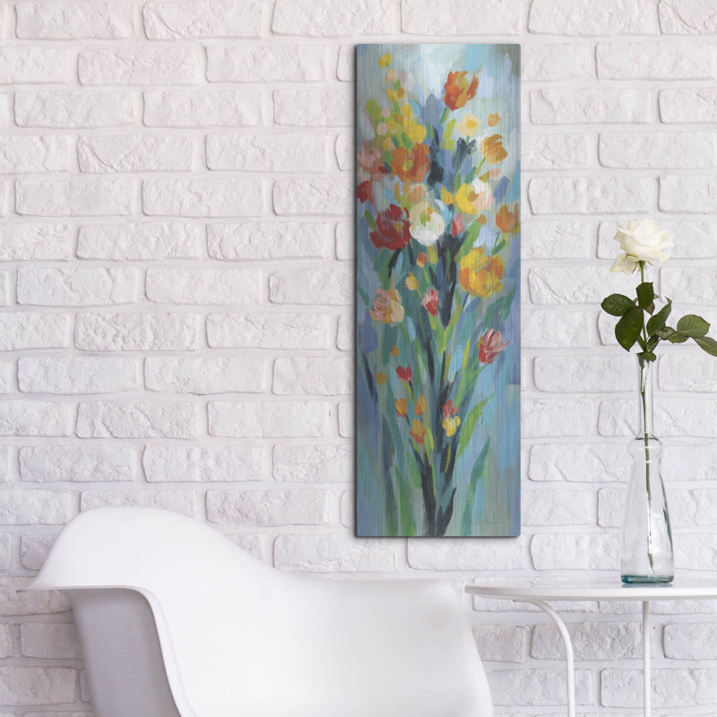 «Tall Bright Flowers II» par Silvia Vassileva, H 36 po x l 12 po