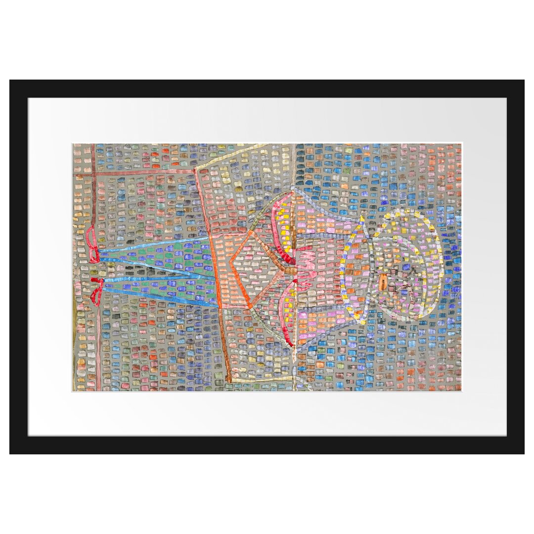 Gerahmter Kunstdruck Trim Youngster von Paul Klee