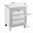 Drawer Dresser, Silver Mirror Three Drawer Cabinet,Multi Functional Storage Cabinet