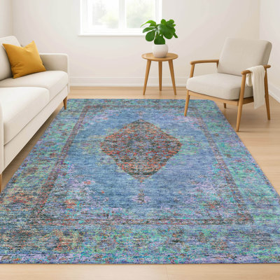 Premium Machine Washable Mayfield Border Rug