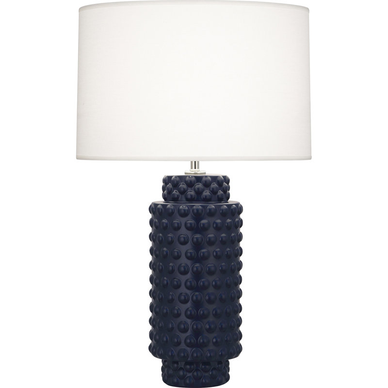 Small Dolly Accent Lamp, 27.5" H x 17" W x 17" D, Matte Midnight Blue