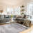 Eliscar Abstract Cool Gray Area Rug-1845735033