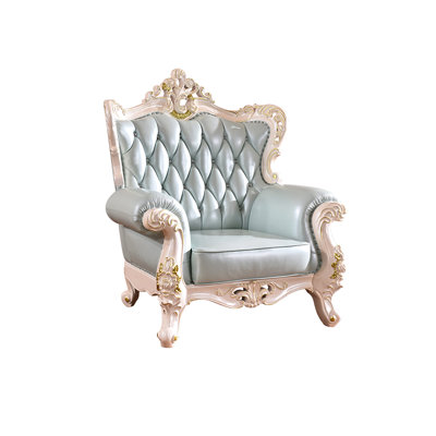 Fauteuil de style européen pastoral de 47,6 po