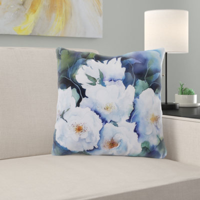 Careen Watercolour Square Pillow Cover & Insert