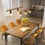 50W Max 5- Foyer Pendant - Iron, Hand-Painted, Dimmable, No Bulb Dimmable Dining Area, E26 Base