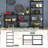 Marquees 35.5'' W Metal Shelving Unit