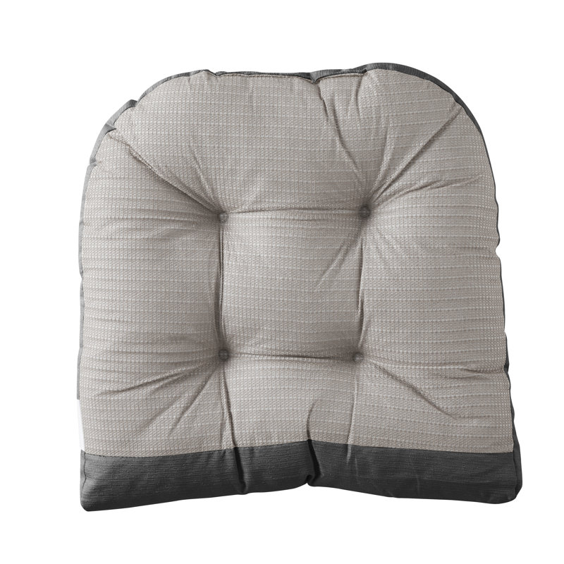 Ensemble de coussins supérieurs et inférieurs capitonnés 2 pièces, Gris anthracite
