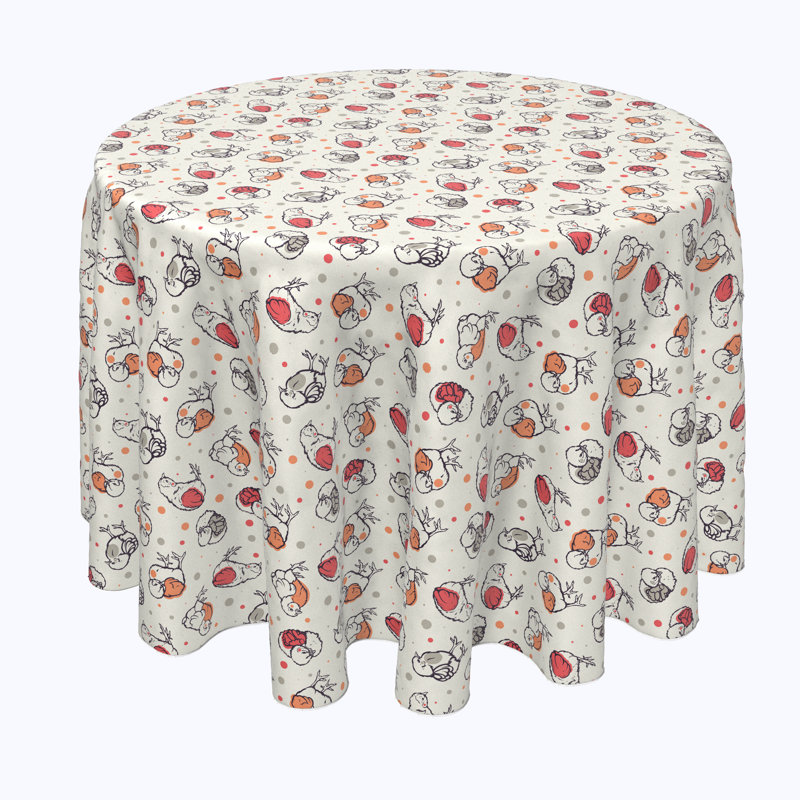 River Ridge Geometric Round Easter Tablecloth, 120" x 120"