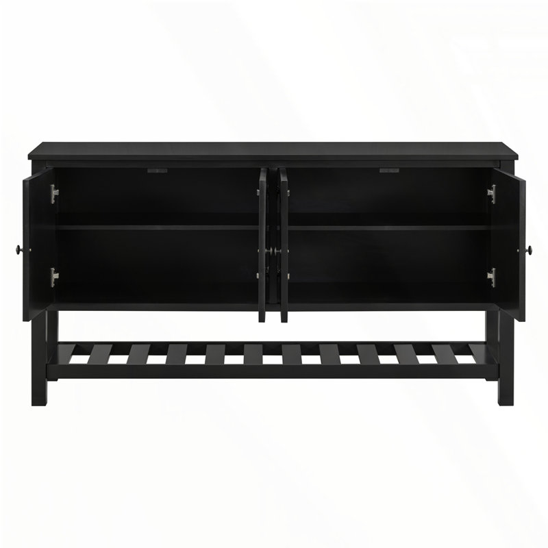Table d'entrée élégante, Noir