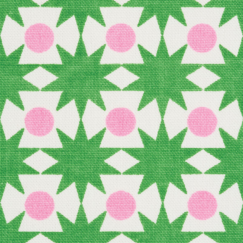 Schumacher x Studio Bon Cosmos Fabric, Watermelon