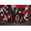 Tapis de couloir multicolore en laine noué à la main de conception unique 2 pi 10 po x 8 pi 0 po