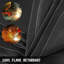 Couverture de soudage 10 x 10 pi en fibre de verre noire