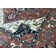 Hand-Knotted High-Quality Red and Blue Area Rug