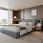 Upholstered Double Bed With Usb Charging - Storage Bed -24242001
