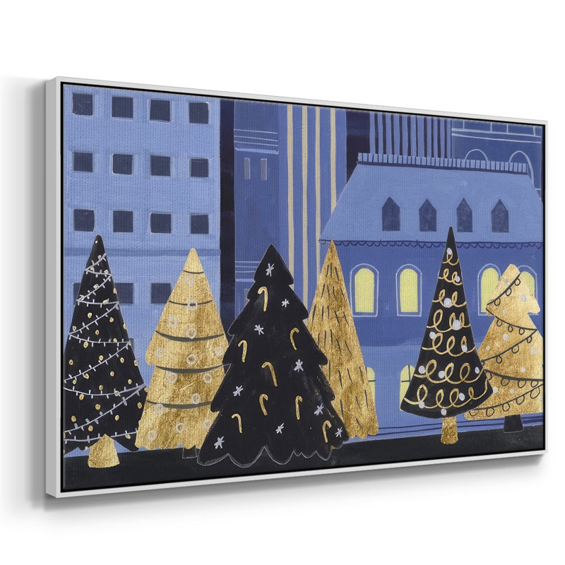 Collection «Holiday Night» A, H 17 po x l 25 po x P 1,5 po, Cadre blanc