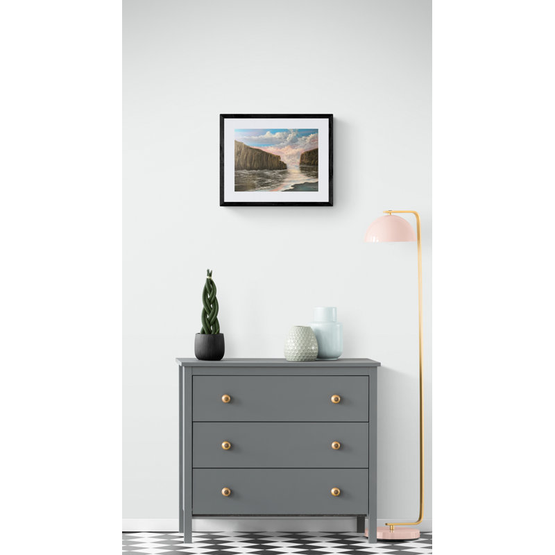 A Time For Reflection Print by Alicia Lopez, Black Framed Canvas, 32" H x 24" W
